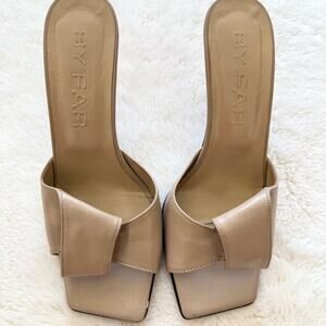 BY FAR women heel slides size 37 Retail 460$